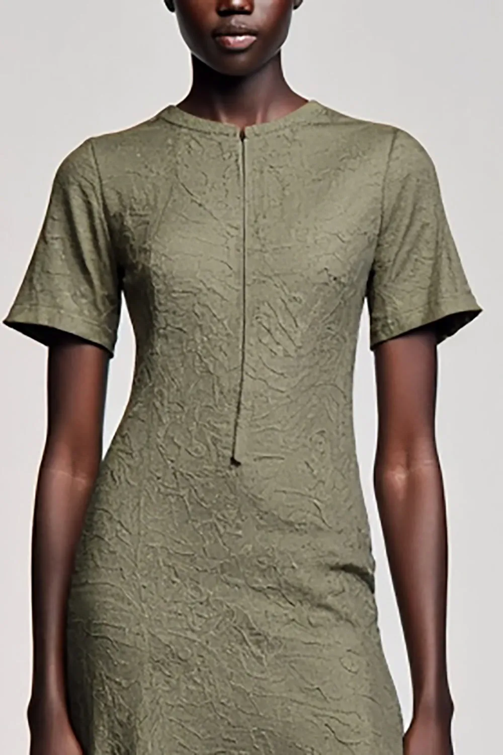 Olive A Line Cut Out Wedding Guest Dress sold by Zapaka product image thumbnail 3