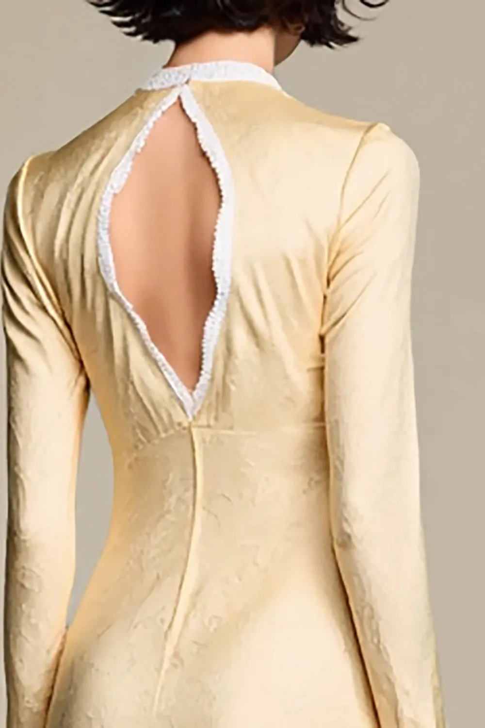 Champgane Bodycon Long Sleeves Wedding Guest Dres sold by Zapaka product image thumbnail 4