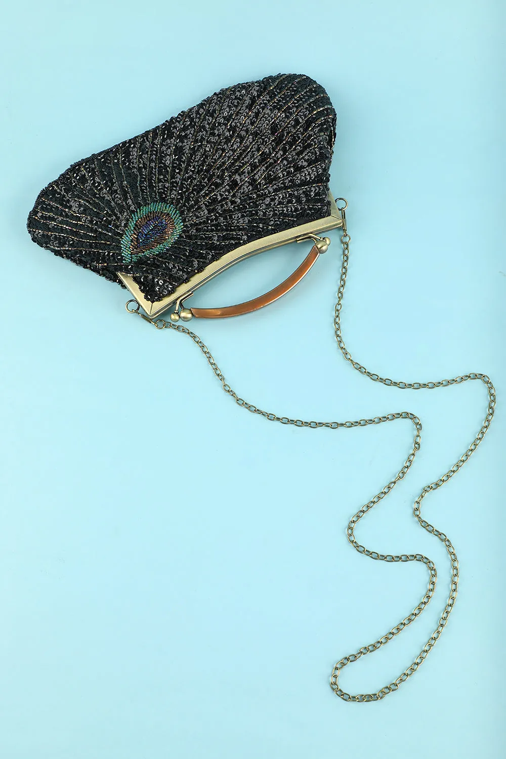 Black Beaded Evening Bag sold by Zapaka product image thumbnail 4