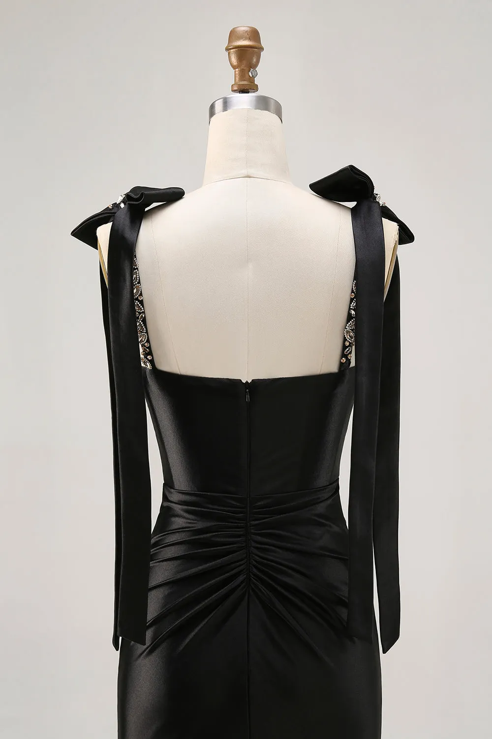 Sparkly Black Tight Rhinestones Short Homecoming Dress with Slit sold by Zapaka product image thumbnail 5