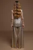 Sparkly Golden 2 Piece Sequins Holiday Suits sold by Zapaka