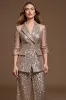 Sparkly Golden 2 Piece Sequins Holiday Suits sold by Zapaka