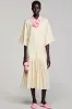 Ivory Cotton Flower Wedding Guest Dress sold by Zapaka
