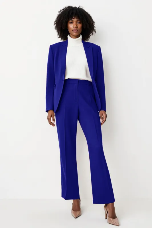 Royal Blue 2 Piece Shawl Lapel Women Suits sold by Zapaka