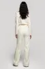 Ivory 2 Piece Shawl Lapel Women Suits with Belts sold by Zapaka