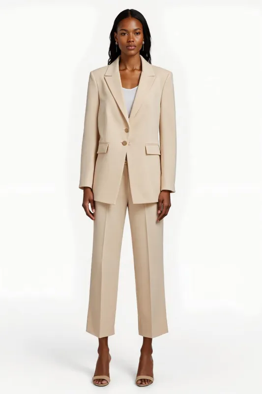 Apricot Single-Breasted 2-piece Women Suits sold by Zapaka