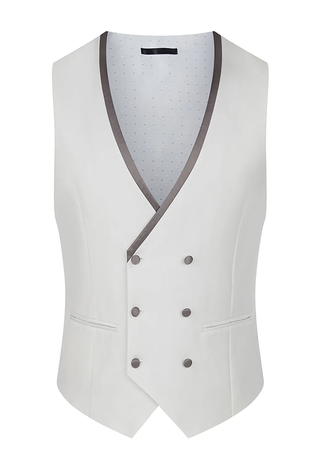 Jacquard Black Shawl Lapel 3 Pieces Prom Suits sold by Zapaka product image thumbnail 5