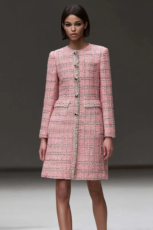 Sheath Short Pink Work Dress sold by Zapaka