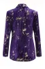 Purple 2 Piece Notched Lapel Women Prom Suits with Sleeves sold by Zapaka