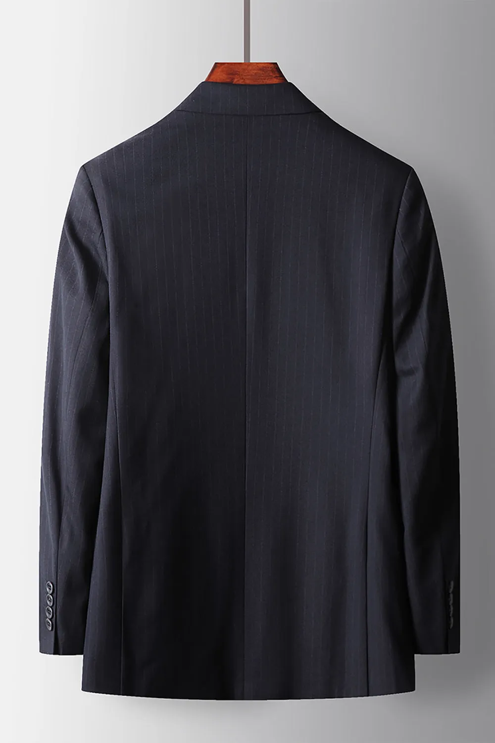 Navy Peak Lapel 2 Pieces Men's Formal Suits sold by Zapaka product image thumbnail 3