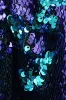 Sparkly Shawl Lapel Purple And Blue Men's Prom Blazer With Sequins sold by Zapaka