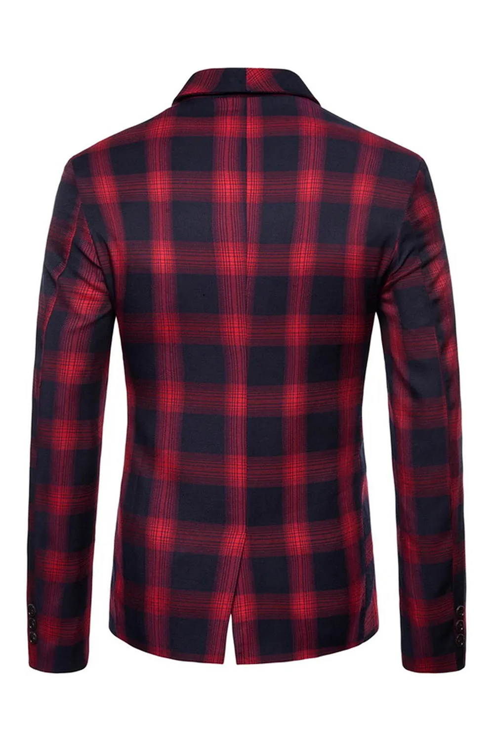 Navy Shawl Lapel Striped Men's Prom Blazer sold by Zapaka product image thumbnail 5