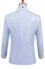 White Shawl Lapel Slim Fit 2 Piece Men's Prom Suit with Beading sold by Zapaka