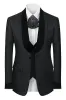 Black Shawl Lapel One Button 3-Piece Men Suits sold by Zapaka