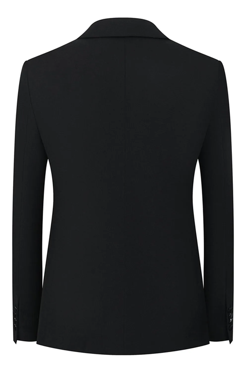 Black Peak Lapel Beaded 3-Piece Men Suits sold by Zapaka product image thumbnail 3