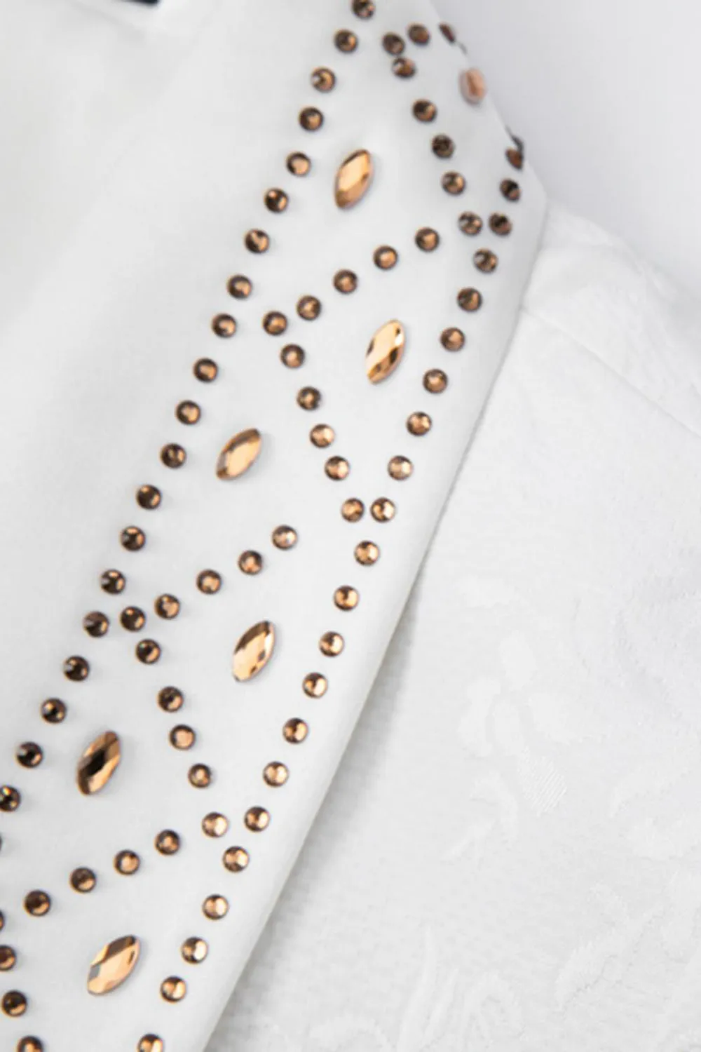 White Shawl Lapel 2-piece Men Suits with Beading sold by Zapaka product image thumbnail 5