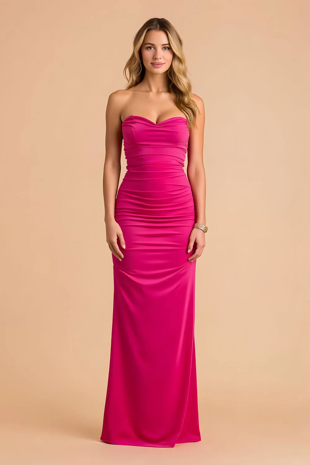 Black Mermaid Sweetheart Maxi Bridesmaid Dress sold by Zapaka product image thumbnail 5