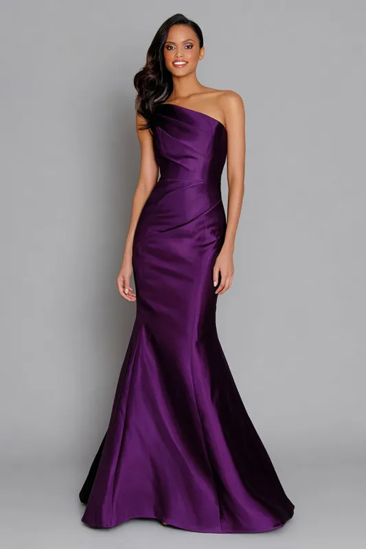 Purple Mermaid One Shoulder Long Formal Dress sold by Zapaka