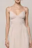 Ivory A Line Spaghetti Straps Long Formal Dress sold by Zapaka