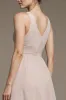 Ivory V-Neck A Line Long Formal Dress sold by Zapaka