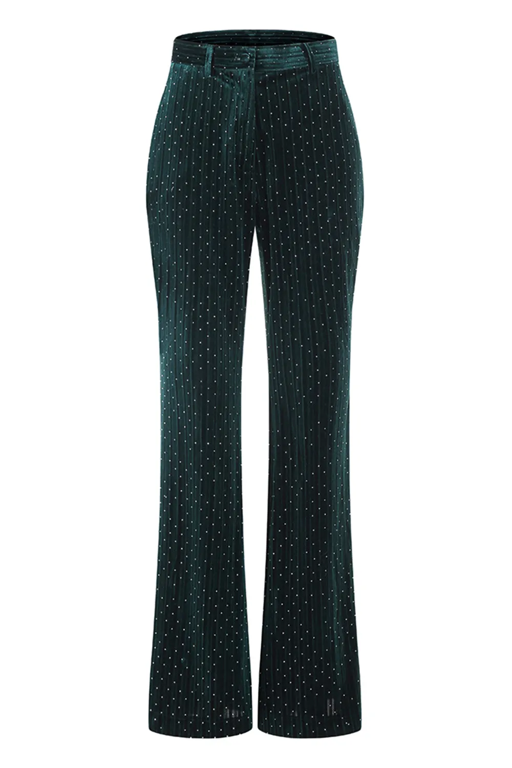 Dark Green Beaded Peaked lapel 2 Pieces Prom Suits sold by Zapaka product image thumbnail 5