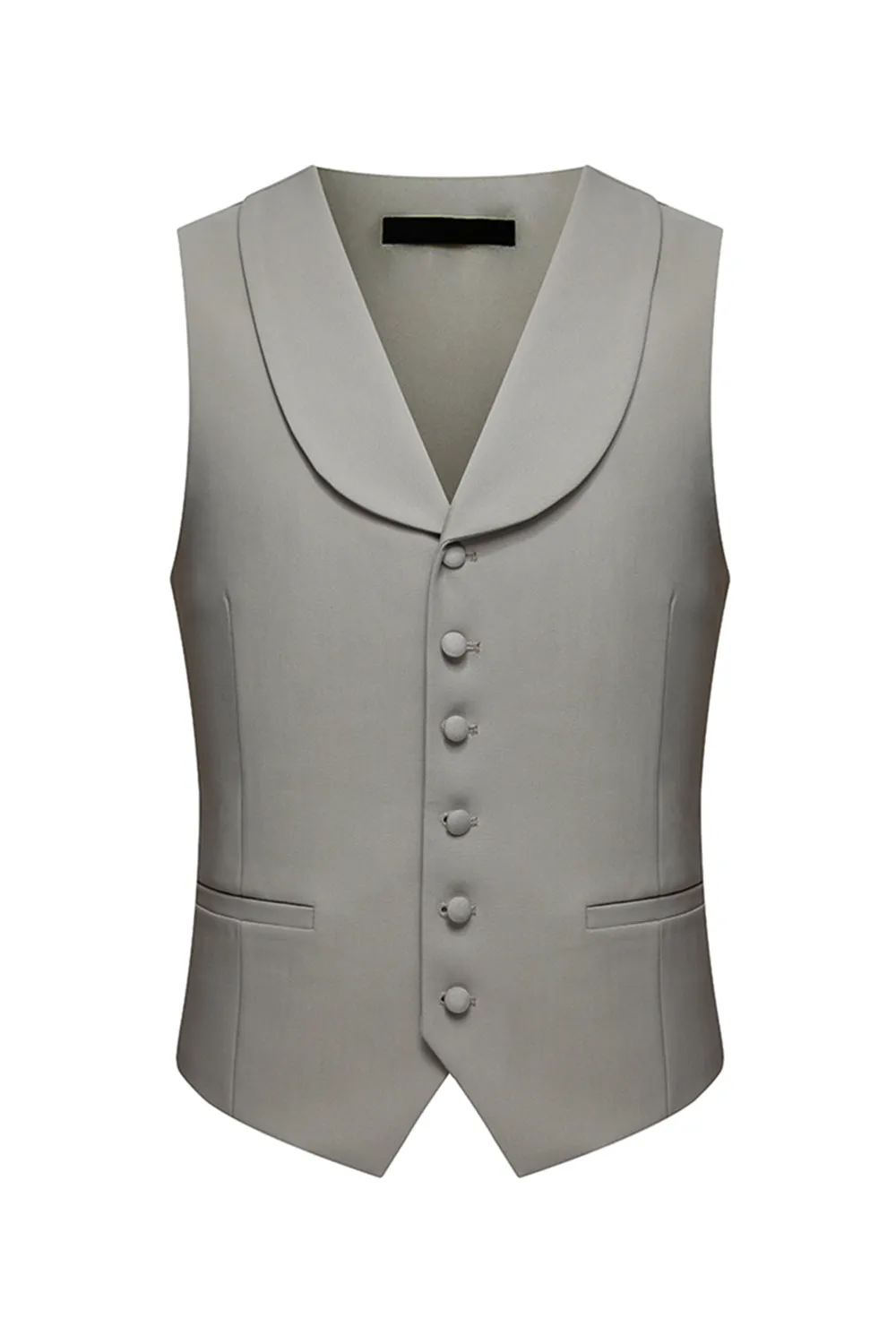 3 Piece Notched Lapel One Button Coffee Men's Suits sold by Zapaka product image thumbnail 5