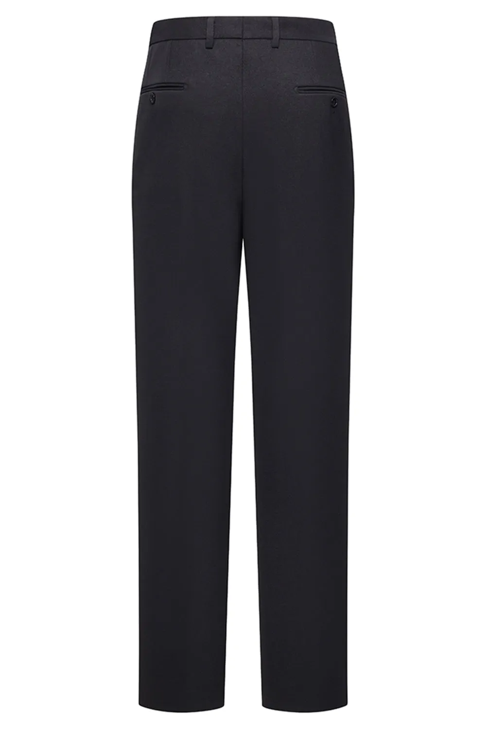 Slim Fit Black 2 Piece Double Breasted Peak Lapel Men's Suits sold by Zapaka product image thumbnail 5