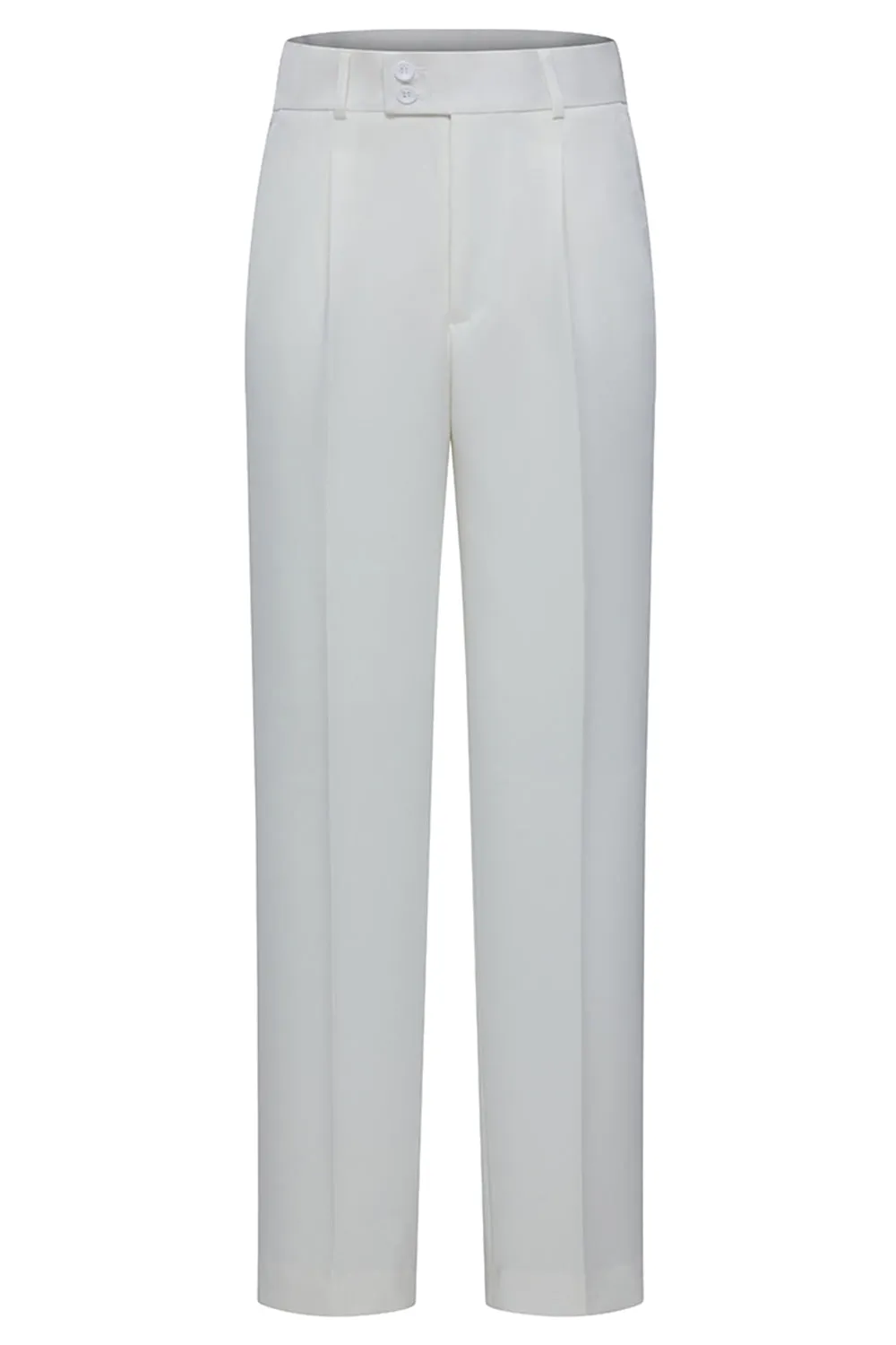 White Shawl Lapel One Button 2 Piece Men's Suits sold by Zapaka product image thumbnail 4