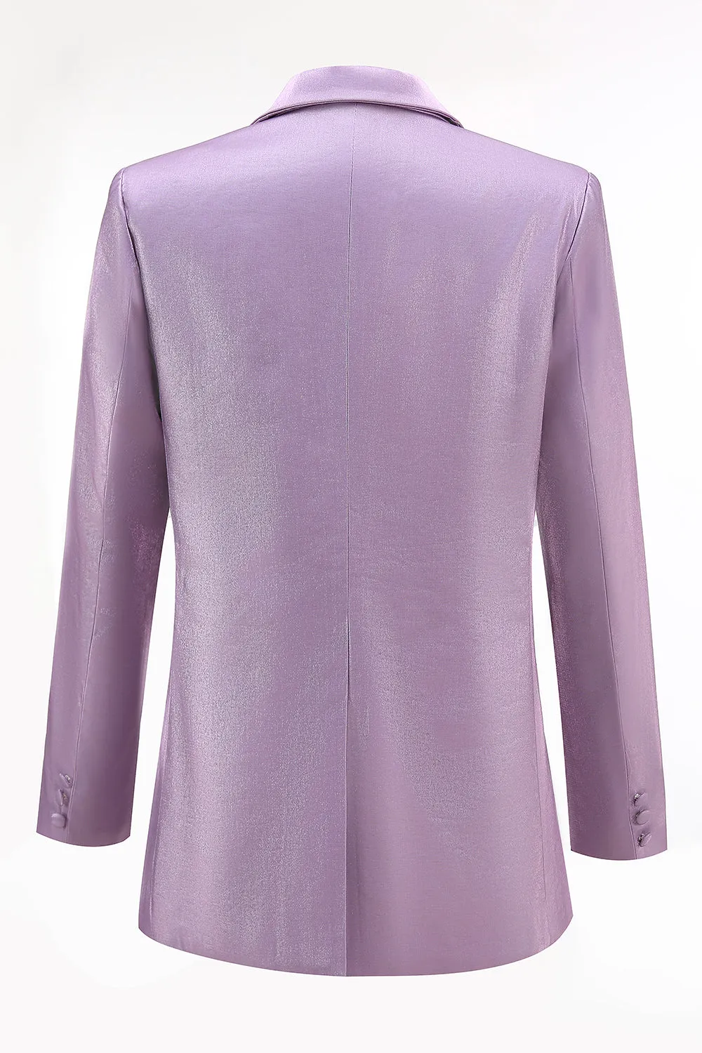 Purple Peak Lapel One Button 2-piece Women Suits sold by Zapaka product image thumbnail 4