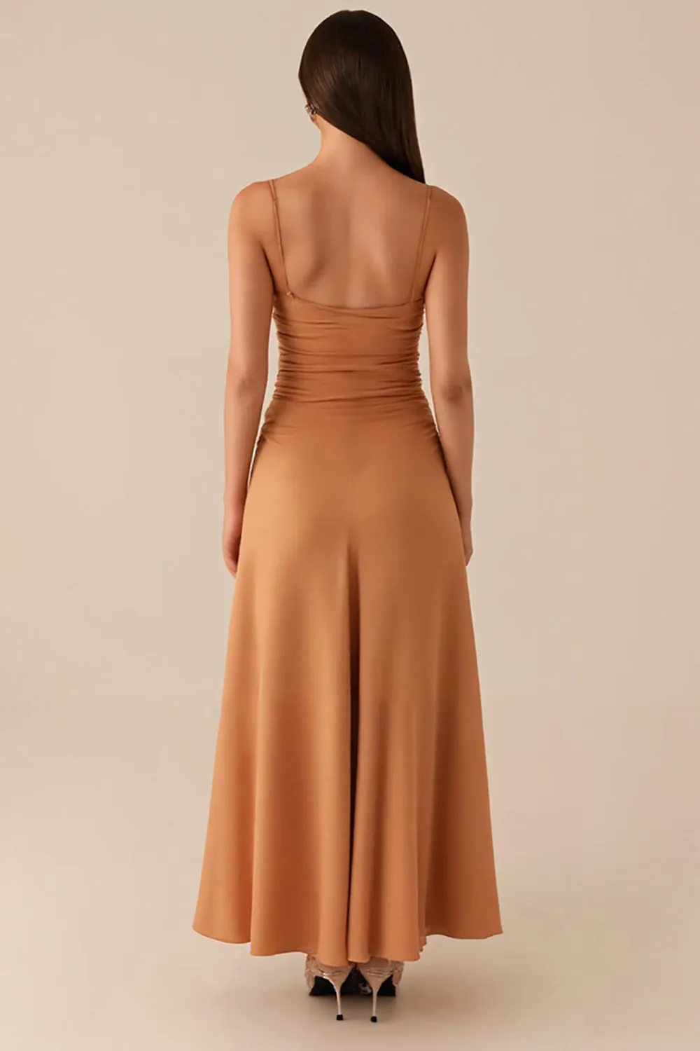 Twilight Sheath Spaghetti Straps Ruched Evening Dress sold by Zapaka product image thumbnail 2