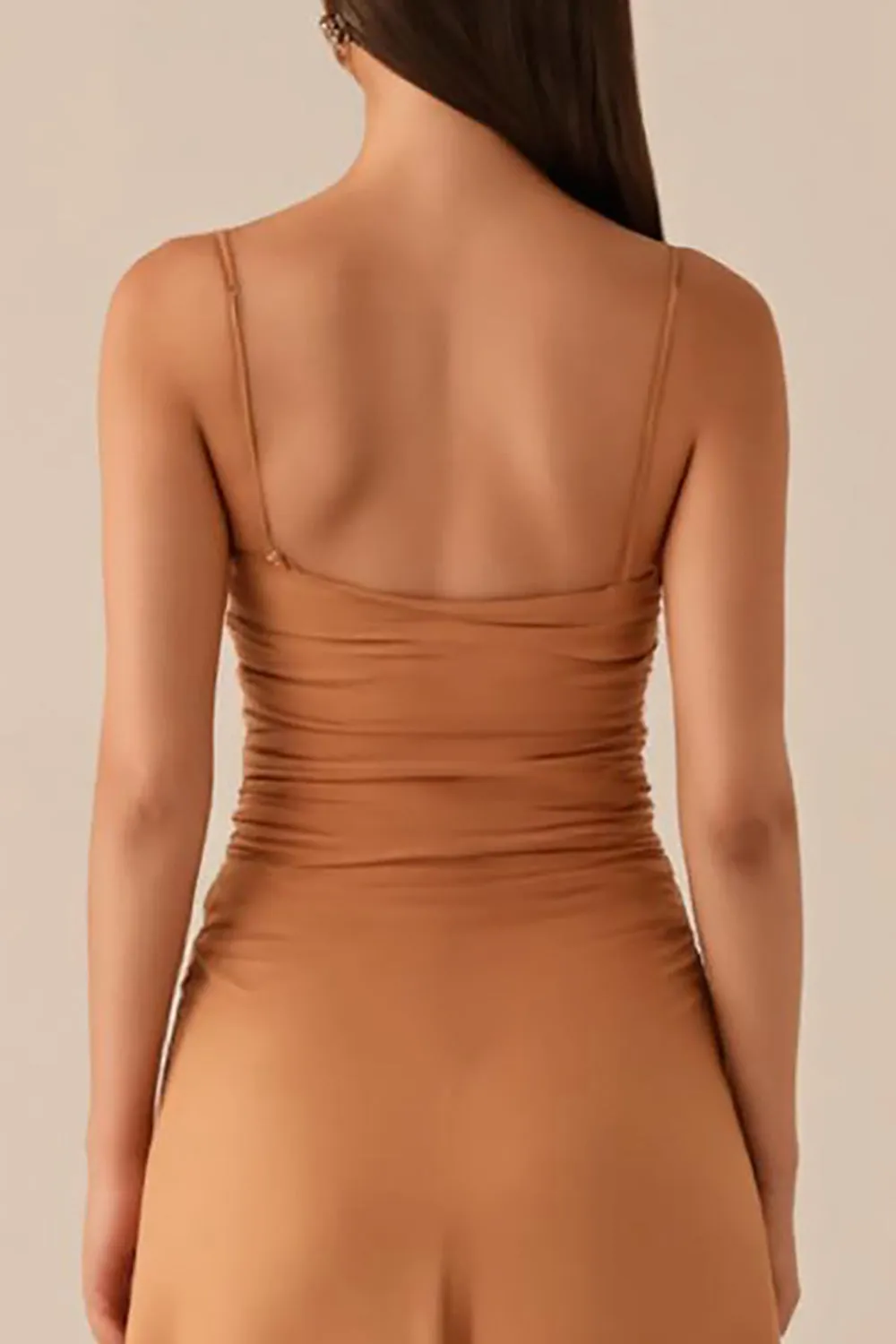 Twilight Sheath Spaghetti Straps Ruched Evening Dress sold by Zapaka product image thumbnail 4