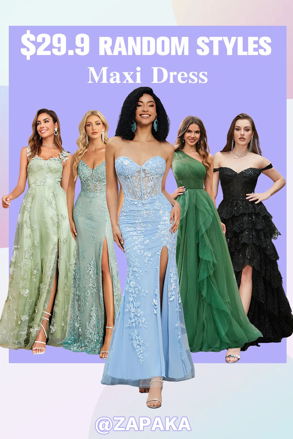 $29.9 Flash Sale-Random Prom Dress sold by Zapaka