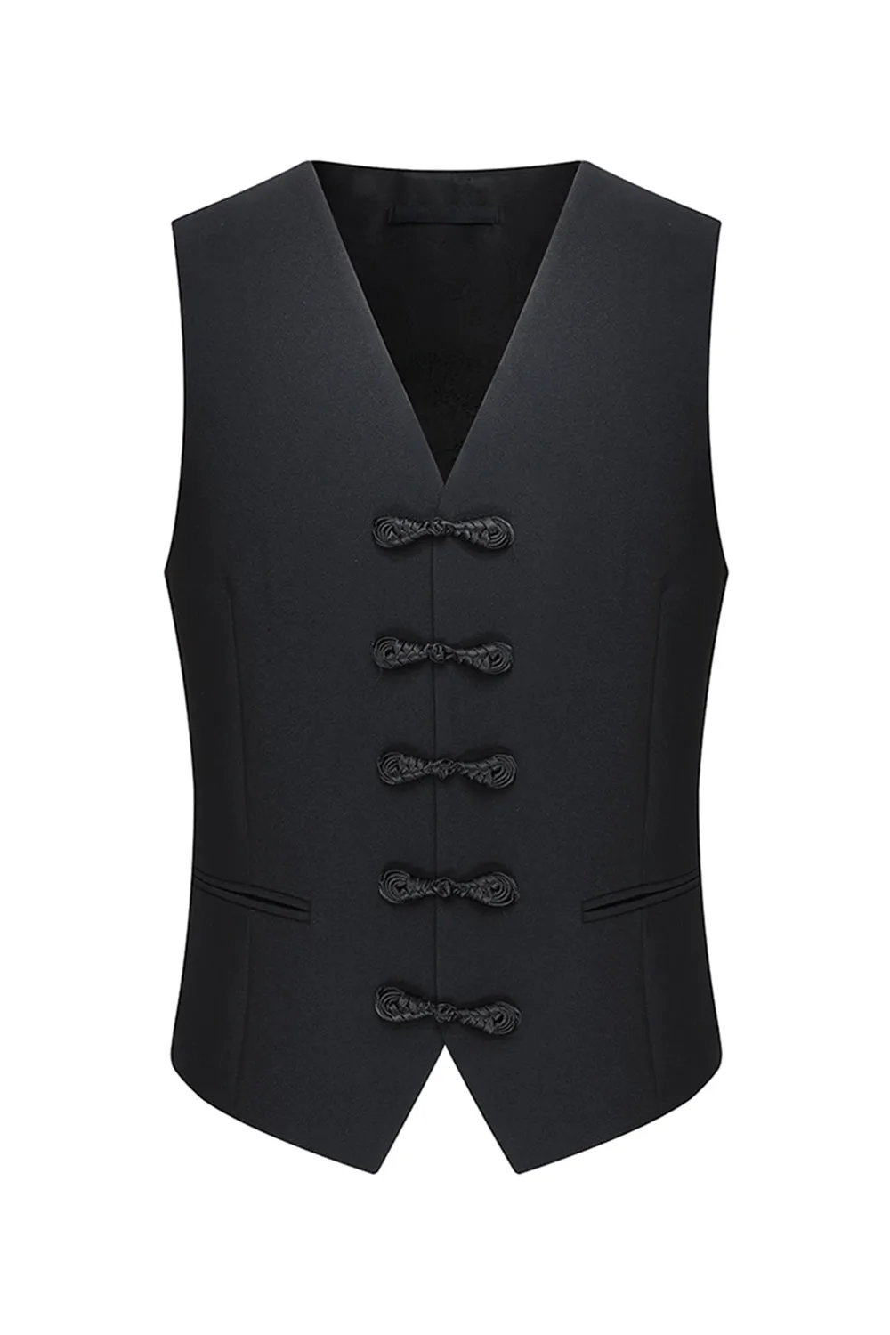 Black One Button Shawl Lapel 3 Piece Men's Suits sold by Zapaka product image thumbnail 5