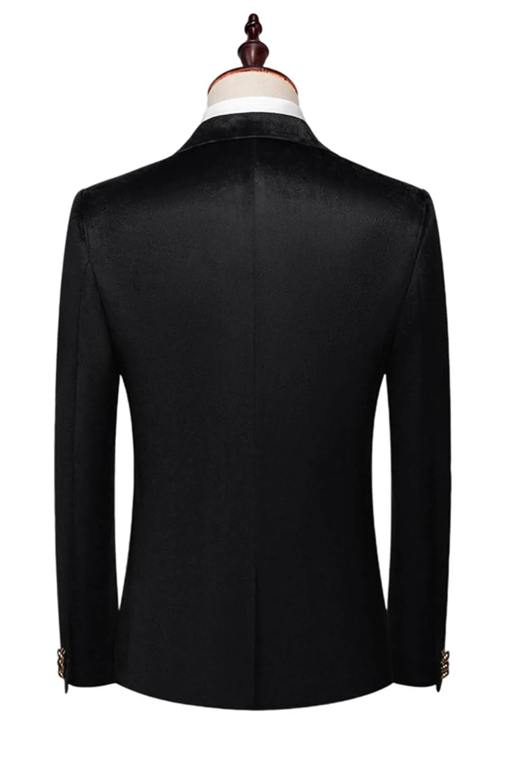 Black Peak Lapel 2 Piece Men's Suits sold by Zapaka product image thumbnail 2