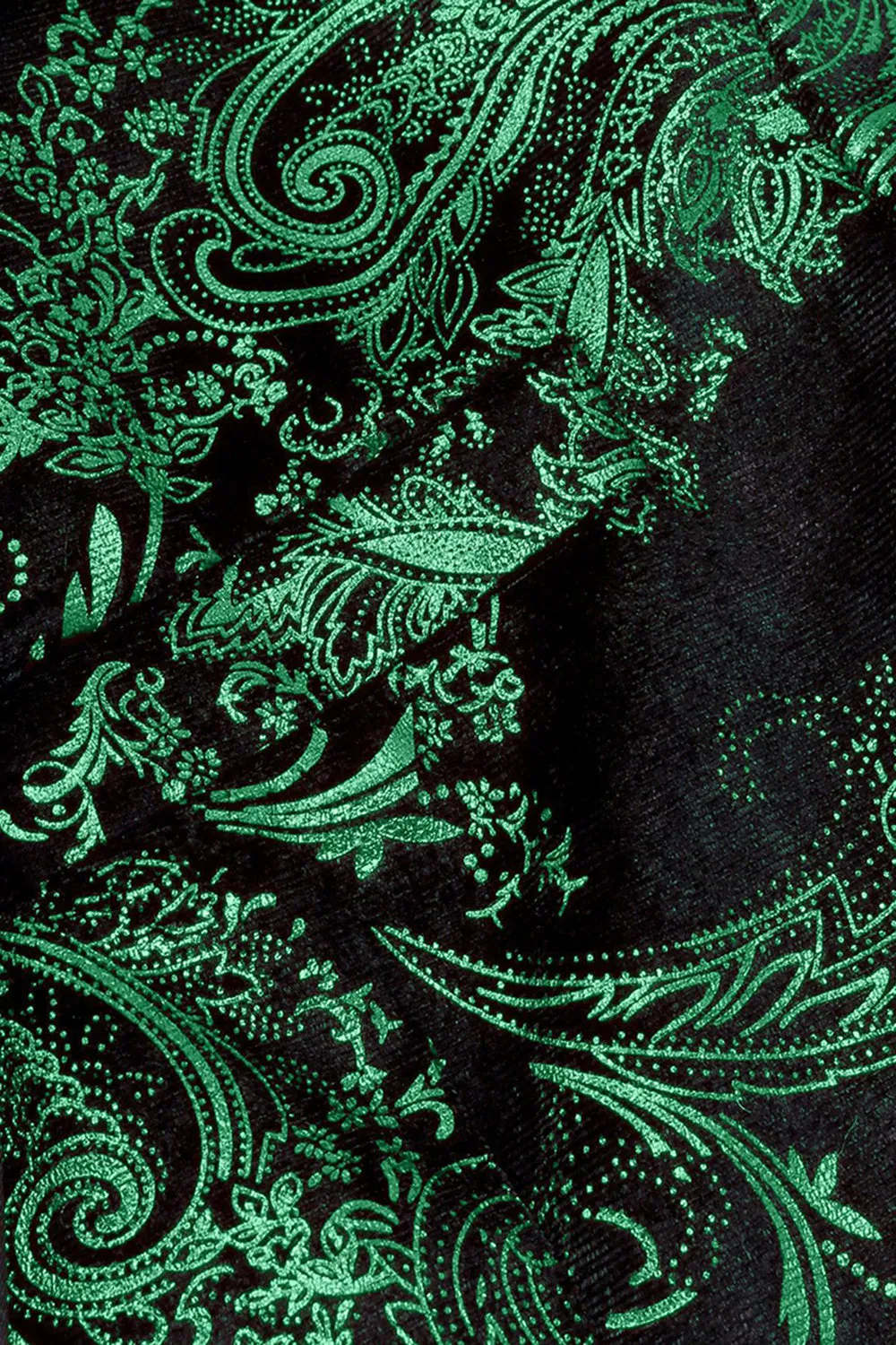 Green Shawl Lapel One Button Jacquard Men's Prom Blazer sold by Zapaka product image thumbnail 5