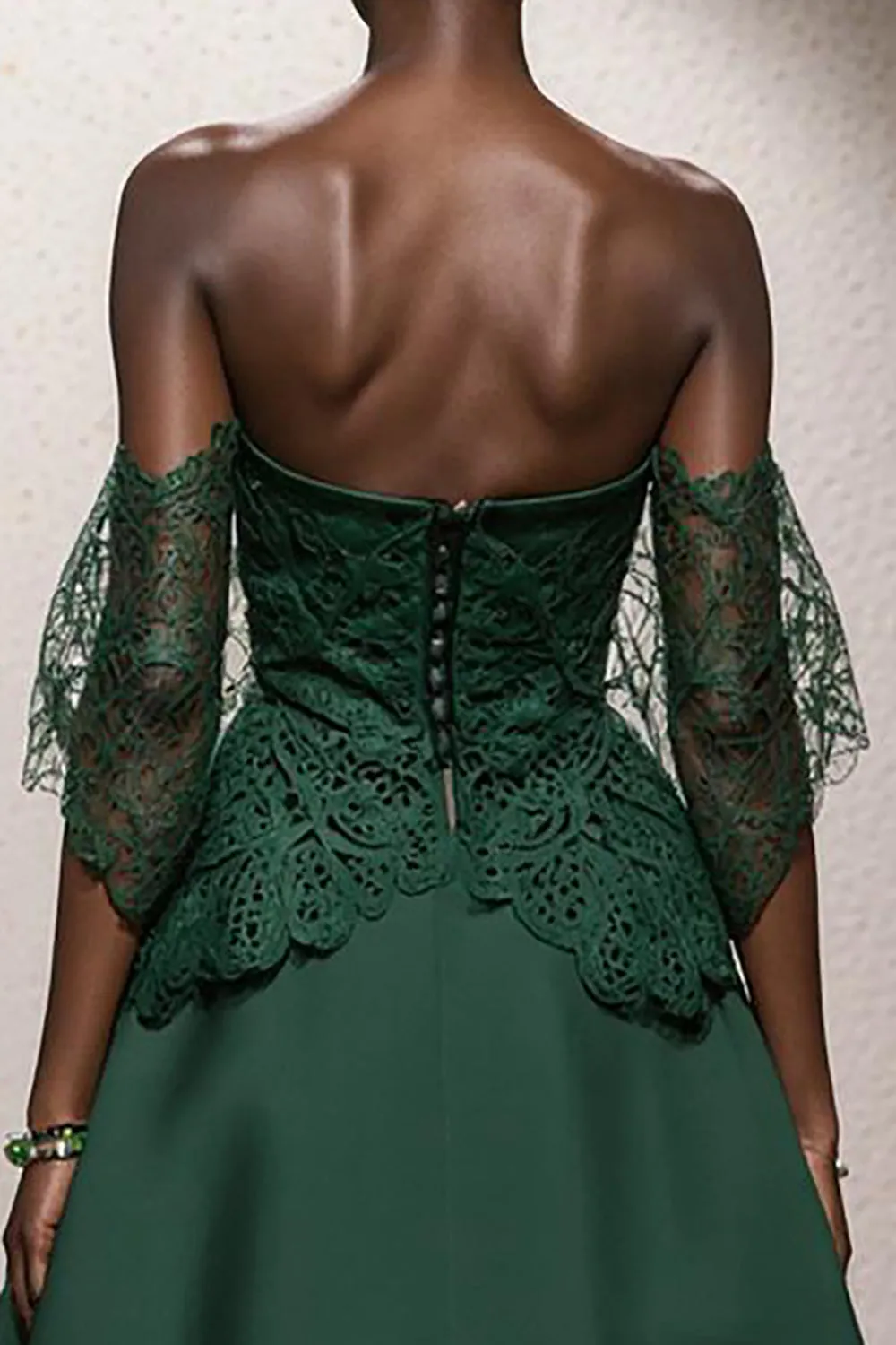 Dark Green Sweetheart A-Line Long Military Ball Dresses with Appliques sold by Zapaka product image thumbnail 4