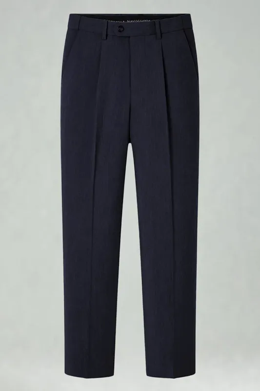 Navy Men's Suits Straight Leg Pants sold by Zapaka