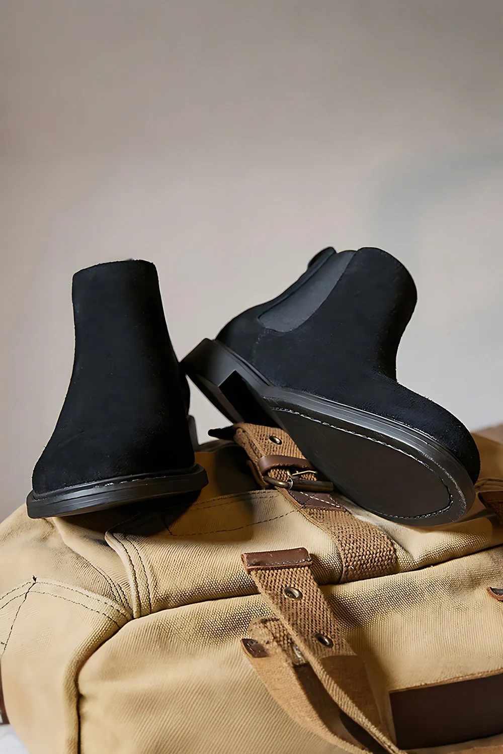 Black High-Top Casual Men's Shoes sold by Zapaka product image thumbnail 3