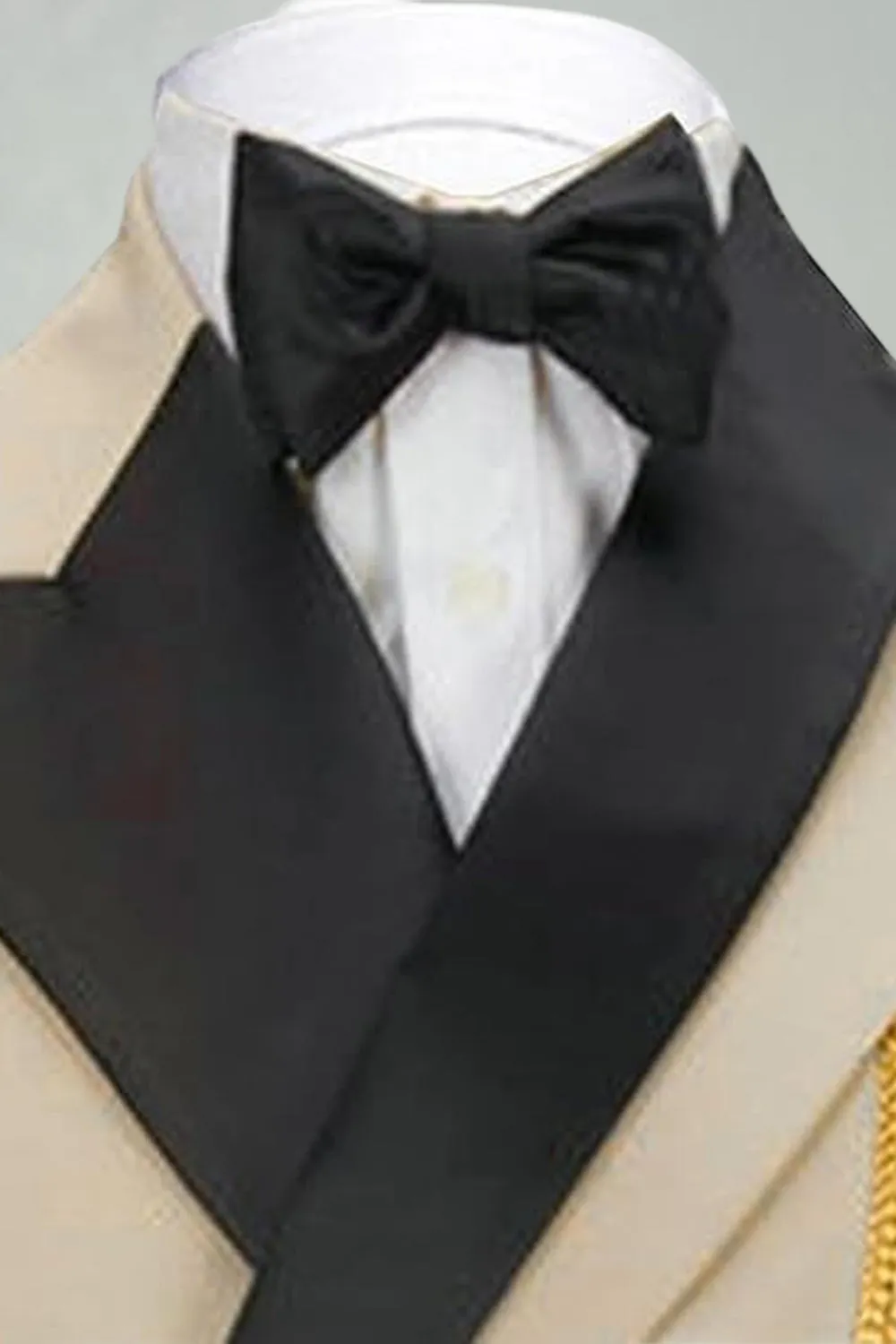 Slim Fit 2 Piece Khaki Peak Lapel Men's Suits sold by Zapaka product image thumbnail 3