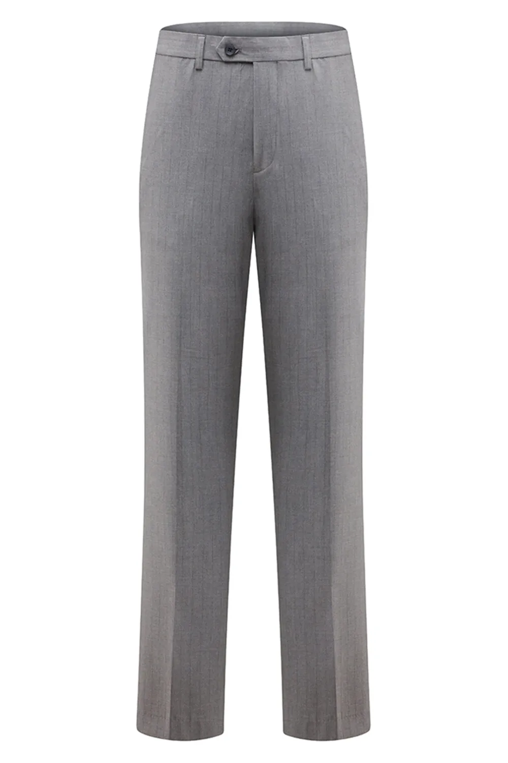 Grey Striped Peak Lapel 2 Piece Men's Suits sold by Zapaka product image thumbnail 5