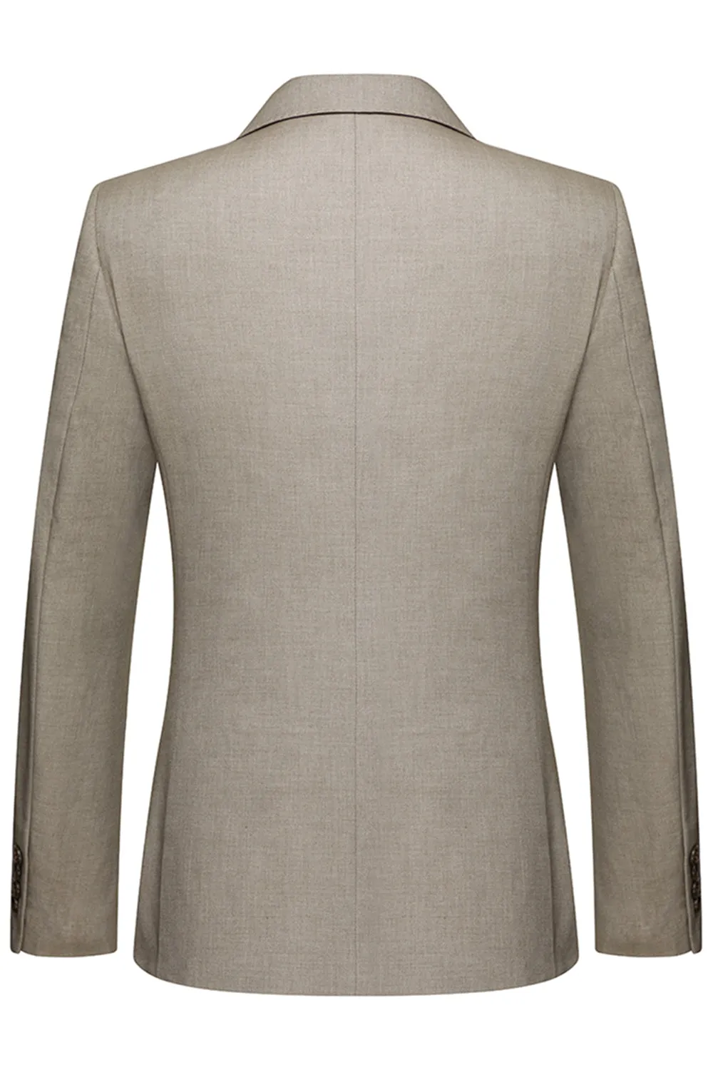 Men's Dark Khaki Peak Lapel 3 Piece Suits sold by Zapaka product image thumbnail 3