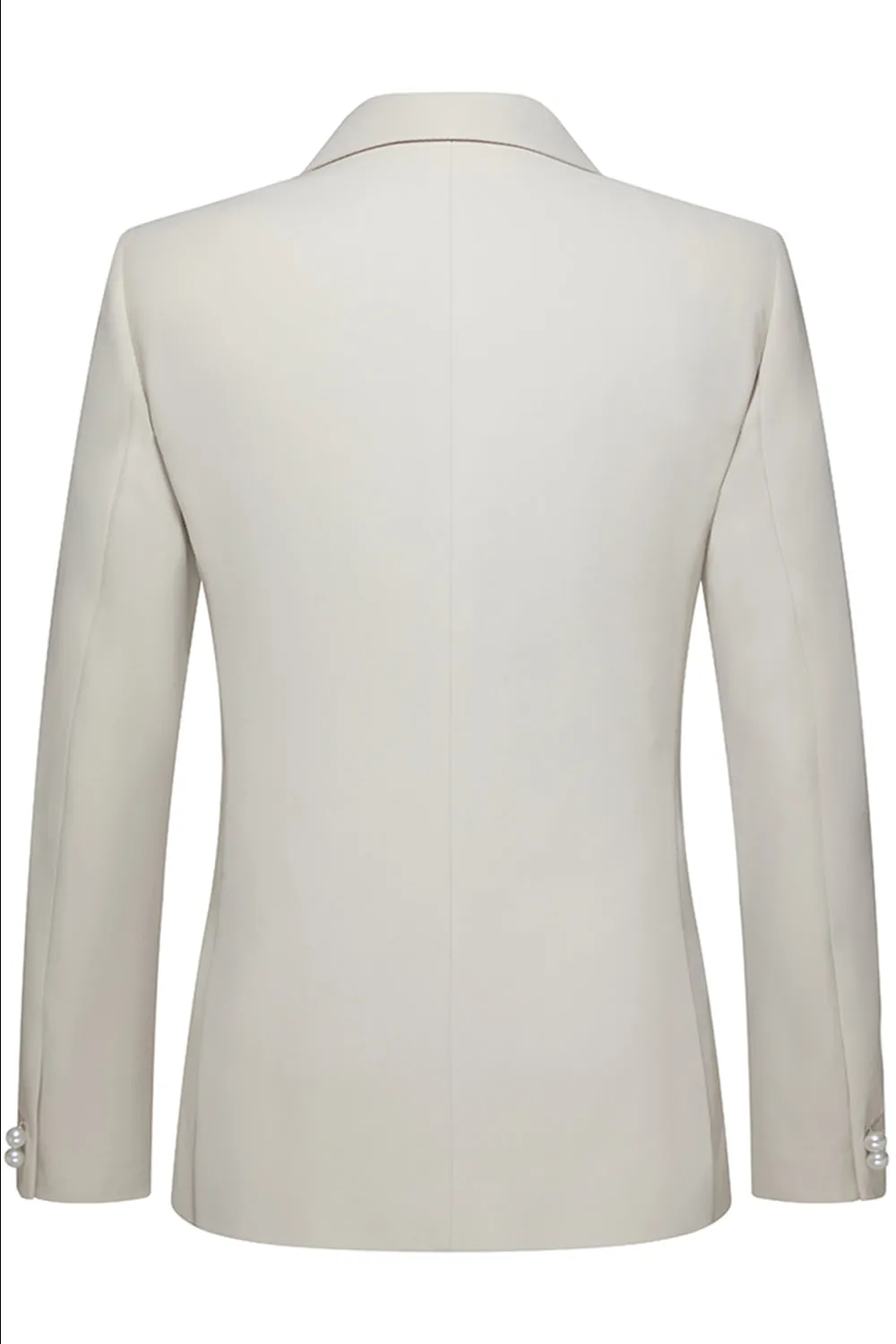 Men's Khaki Notched Lapel 2 Piece Formal Suits sold by Zapaka product image thumbnail 3