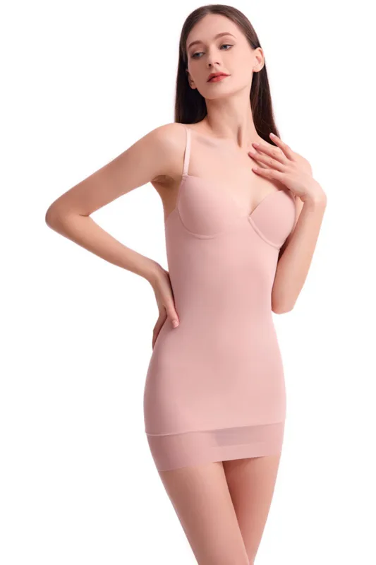 Blush Spaghetti Straps Bodysuit Shapewear sold by Zapaka