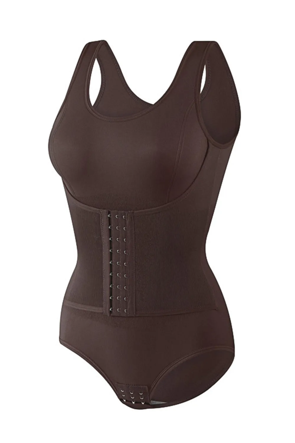 Coffee Tummy Control Butt Lifting Bodysuit Shapewear sold by Zapaka