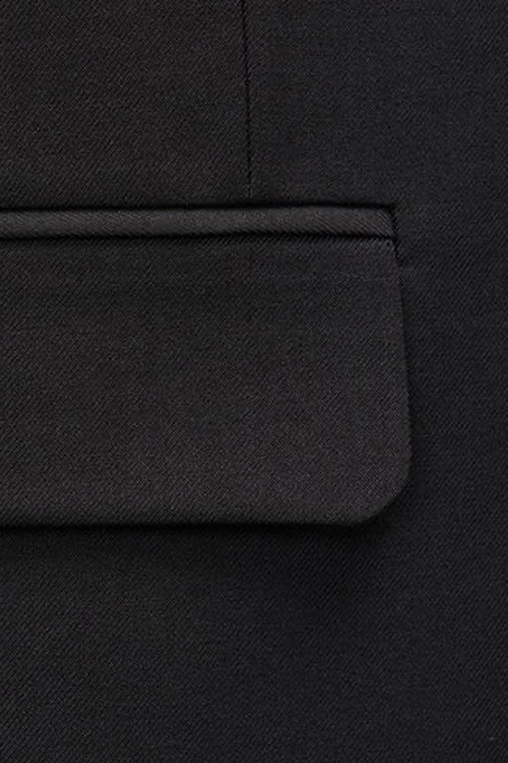 Black Slim Fit Double Breasted 2 Piece Men's Suits sold by Zapaka product image thumbnail 5