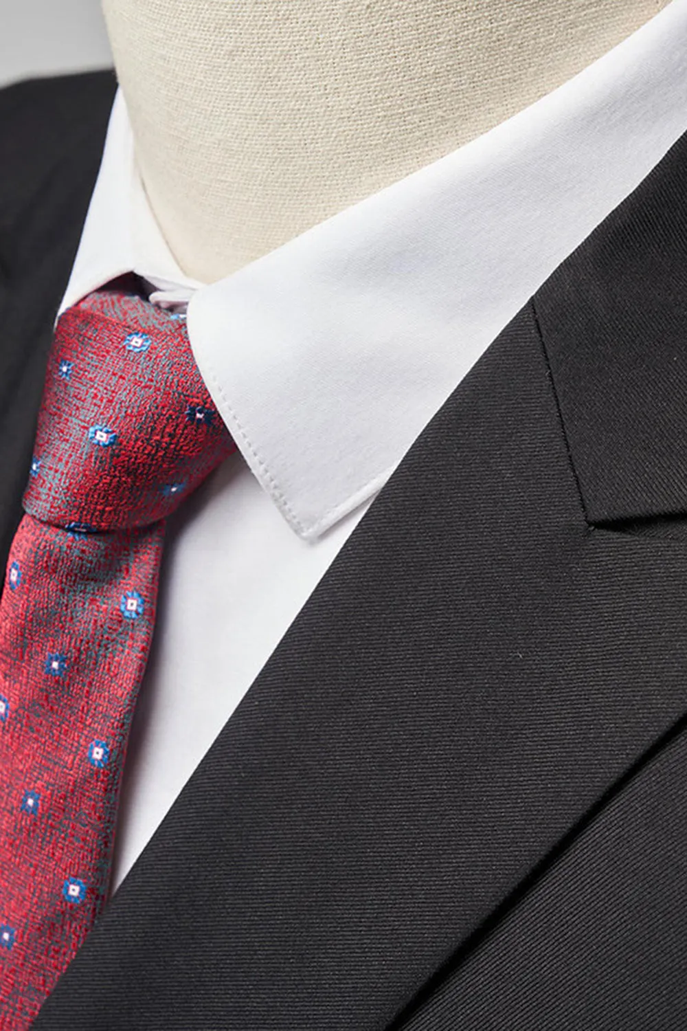 Black Slim Fit Double Breasted 2 Piece Men's Suits sold by Zapaka product image thumbnail 2