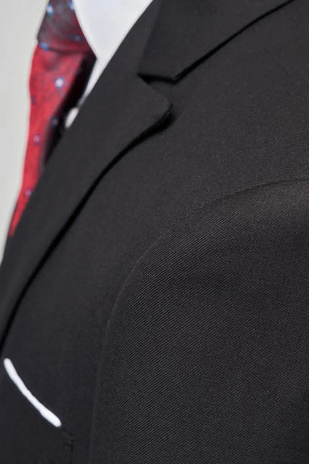 Black Slim Fit Double Breasted 2 Piece Men's Suits sold by Zapaka product image thumbnail 4