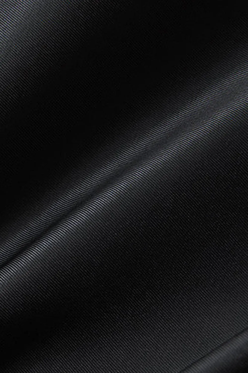 Black Single Breasted Notched Lapel Men's Winter Coat sold by Zapaka product image thumbnail 4