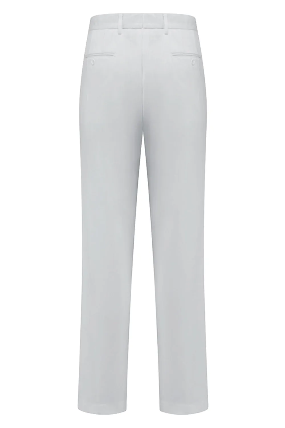 Notched Lapel 2 Piece White Single Breasted Men's Wedding Suits sold by Zapaka product image thumbnail 5