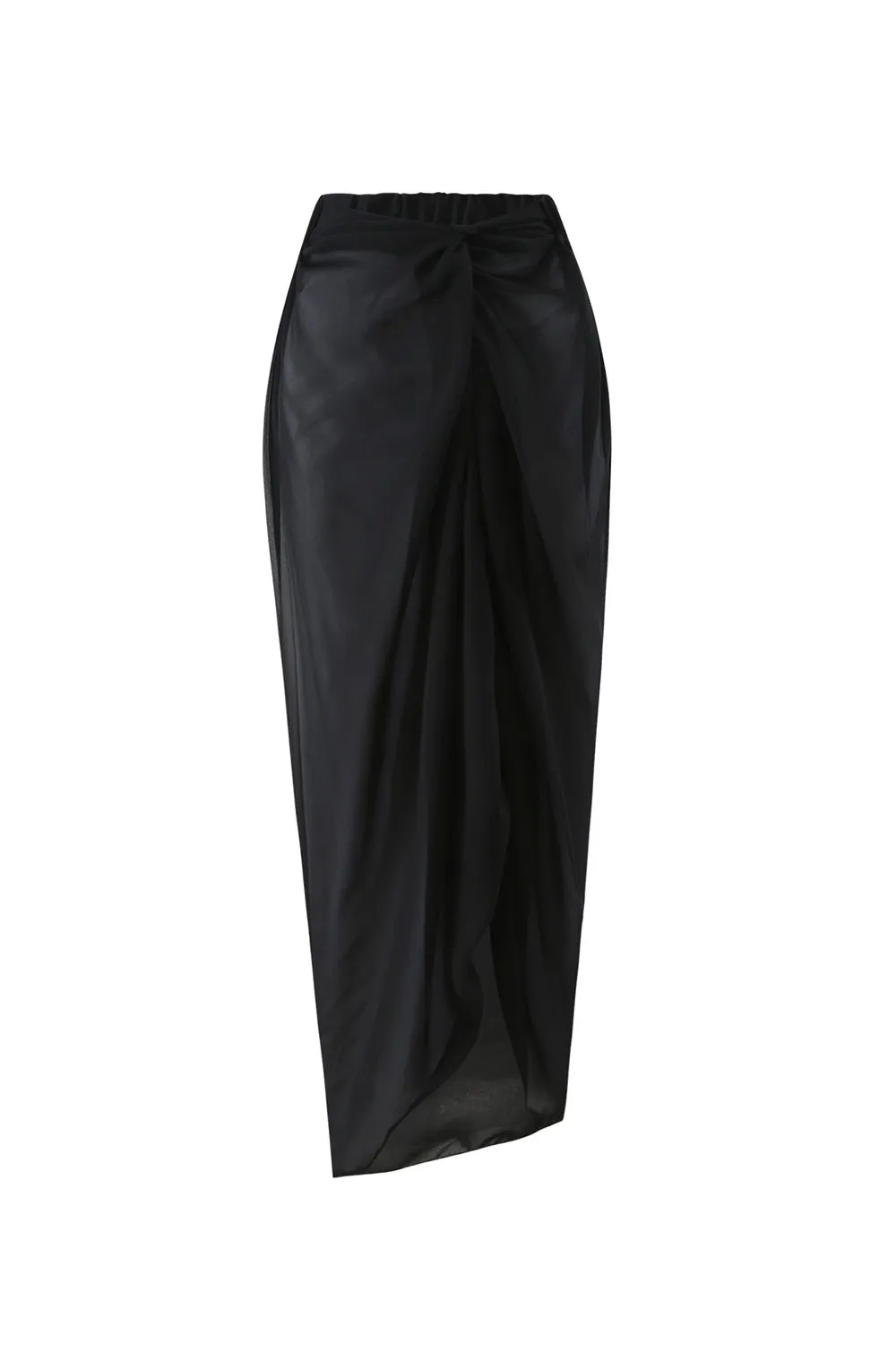 Black 2 Piece One Shoulder Appliqued Butterfly Swimsuit with Beach Dress sold by Zapaka product image thumbnail 5